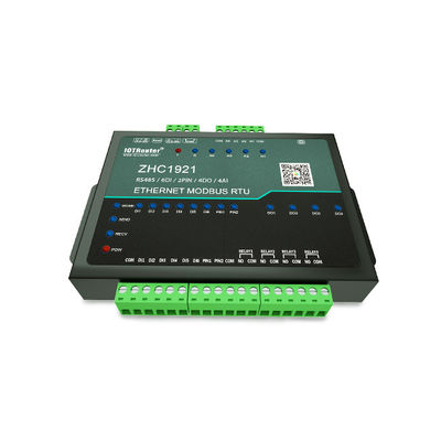 Industrial RS485 Ethernet IO Controller With 4DI 4DO 4AI Ports