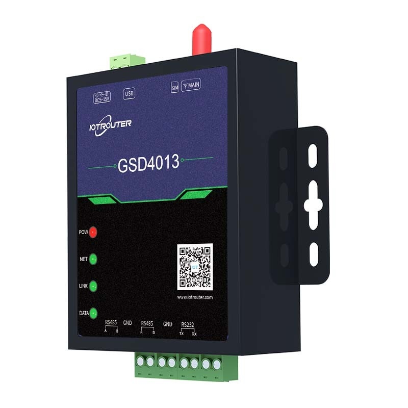RS485 Modbus RS232 To 4G DTU Converter MQTT Gateway For Smart Temperature Sensor Data Collection