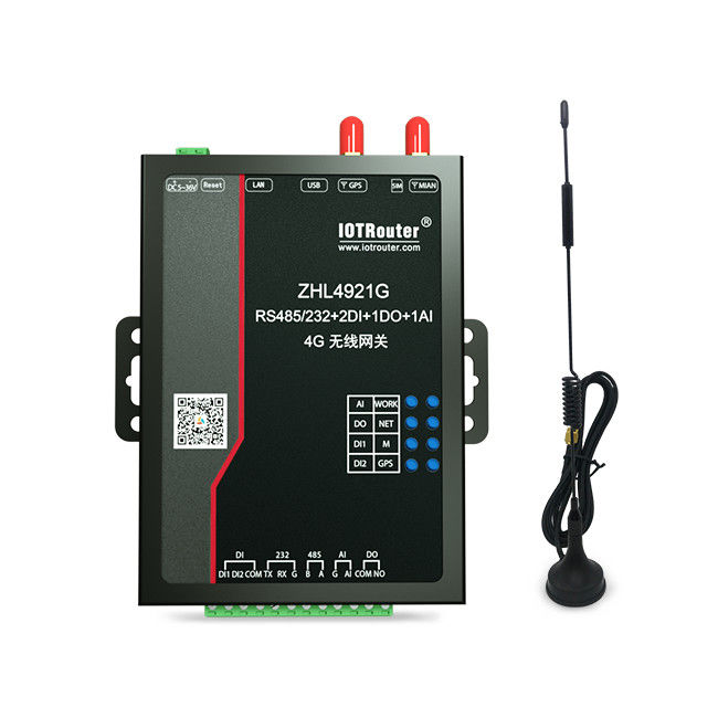 IOT Rs485 Lte 4g Router With GPS Antenna For GPS Positioning